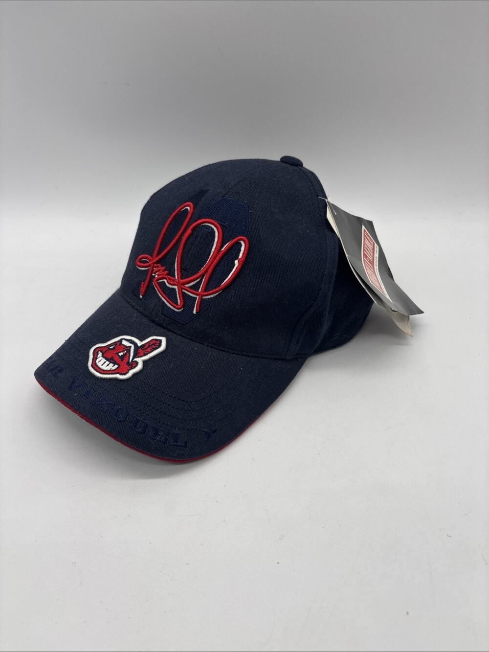 Vintage American Needle Vizquel Cleveland Indians Baseball Cap Wahoo Hit NWT